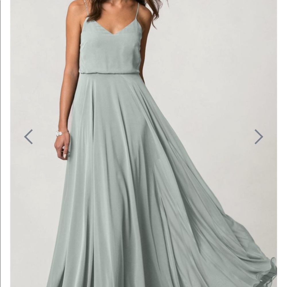 Jenny Yoo Inesse Seaglass Dress